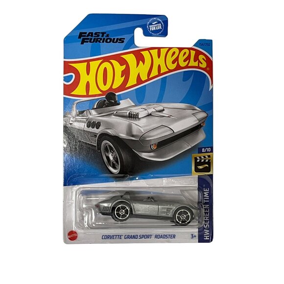 Hot Wheels Corvette Grand Sport Roadster 2023 HW Screen Time Fast & Furious - Picture 1 of 6